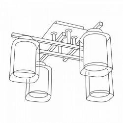 Потолочная люстра Диез CL111140