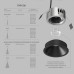 Точечный светильник SHINE GLOW | ШАЙН ГЛОУ DK2431-BK Denkirs