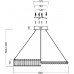 Подвесной светильник Krone P097PL-L36G4K