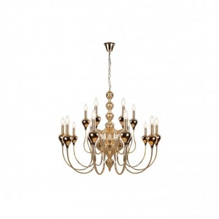 Подвесная люстра Lady 88003-10+5 GD