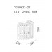 Бра 92EL-YG60833-2W Garda Decor