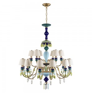 Подвесная люстра Grace 10203/12+6 Green