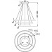 Подвесной светильник Rim MOD058PL-L100B3K