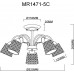 Потолочная люстра Luiza MR1471-5C