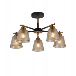 Потолочная люстра Kello FR4015PL-05BBZ Freya Потолочная люстра Kello FR4015PL-05BBZ Freya