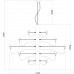 Подвесная люстра Molto 8030/17 LM-50