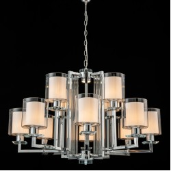 Подвесная люстра King RM6201-8+4 CR+CL