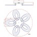 Потолочная люстра Air 10211/5LED