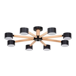 Потолочная люстра Tenda A1624PL-8BK Потолочная люстра Tenda A1624PL-8BK
