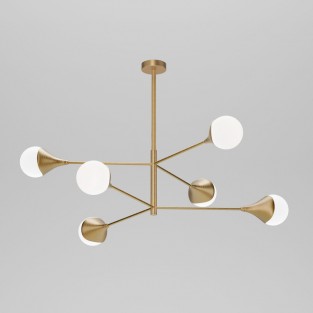 Потолочная люстра Calyx 60168/6 латунь