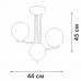Потолочная люстра V4369-1/3PL