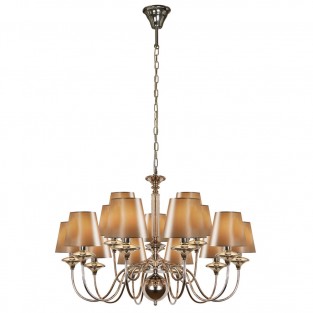 Подвесная люстра Rolling P2406-10+5 Nickel