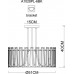 Потолочная люстра Amber A1028PL-6BK