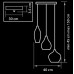 Подвесной светильник Pentola 803051