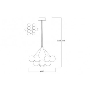 Подвесная люстра Globo 162FL-61913