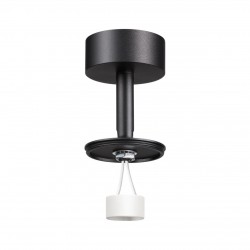 370688 NT19 000 черный Светильник накладной без плафона (плафоны арт. 370694-370711) IP20 GU10 50W 2