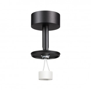 370688 NT19 000 черный Светильник накладной без плафона (плафоны арт. 370694-370711) IP20 GU10 50W 2