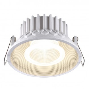 358789 SPOT NT21 000 белый Светильник встраиваемый светодиодный IP20 LED 15W 4000K 1600Лм 110-265V BIND