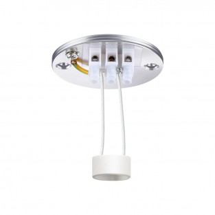 370689 NT19 000 серебро Светильник накладной без плафона (плафоны арт. 370694-370711) IP20 GU10 50W