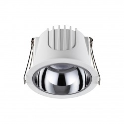 358689 SPOT NT21 207 белый/хром Светильник встраиваемый светодиодный IP20 LED 4000К 10W 100-265V KNOF