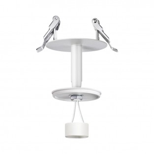 370681 NT19 000 белый Светильник встраиваемый без плафона (плафоны арт. 370694-370711) IP20 GU10 50W