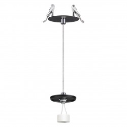 370693 NT19 000 черный Светильник встраиваемый без плафона (плафоны арт. 370694-370711) IP20 GU10 50