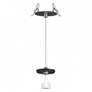 370693 NT19 000 черный Светильник встраиваемый без плафона (плафоны арт. 370694-370711) IP20 GU10 50