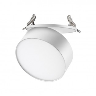 358752 SPOT NT21 198 белый Светильник встраиваемый светодиодный IP20 LED 24W 4000K 2100Лм 100-265V PROMETA