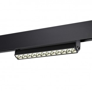 358543 SHINO NT21 000 черный Трековый светильник для низковольного шинопровода IP20 LED 4000K 12W 48V FLUM