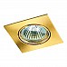 369107 NT09 380 матовое золото Встраиваемый светильник IP20 GX5.3 50W 12V QUADRO
