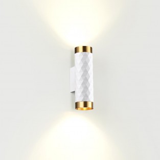 4286/2W HIGHTECH ODL22 213 белый/золотистый/металл Настенный светильник IP20 LED GU10 max 2*10W AD ASTRUM