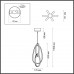 4875/25L L-VISION ODL_EX22 61 золотой/акрил Подвес LED 25W 4000K 4875/25L SPACE