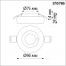 370799 SPOT NT21 000 белый/хром Светильник встраиваемый влагозащищенный IP44 GU10 50W 220V WATER