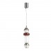 4826/18L PENDANT ODL21 007 хром/дымчатый/бордо/прозрачный Подвес LED 18W BEANS