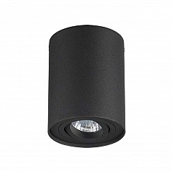 3565/1C ODL18 115 черный Потолочный накладной светильник IP20 GU10 1*50W 220V PILLARON