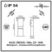 357522 NT18 088 темно-серый Ландшафтный светильник IP54 LED 3000K 10W 100-240V ROCA