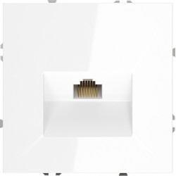 Розетка компьютерная встраиваемая VOLTUM S70 RJ45 кат.6, (белый глянцевый) Розетка компьютерная встраиваемая VOLTUM S70 RJ45 кат.6, (белый глянцевый)