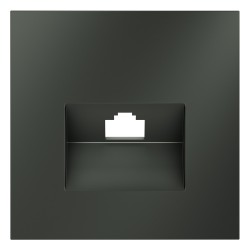 Накладка для розетки компьютерной RJ45 кат.6, S70 (титан) Накладка для розетки компьютерной RJ45 кат.6, S70 (титан)