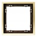 Рамка металлическая на 1 пост, S70 Metal (латунь) Voltum Рамка металлическая на 1 пост, S70 Metal (латунь) Voltum