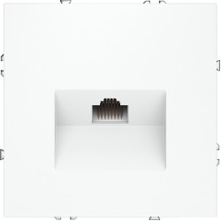 Розетка компьютерная встраиваемая VOLTUM S70 RJ45 кат.6, (белый матовый) Розетка компьютерная встраиваемая VOLTUM S70 RJ45 кат.6, (белый матовый)