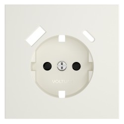 Накладка для розетки с заземлением и защитными шторками, с USB A+C, S70 (хлопок) Накладка для розетки с заземлением и защитными шторками, с USB A+C, S70 (хлопок)