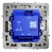Выключатель встраиваемый VOLTUM S70 для жалюзи 10А, (сталь) Voltum