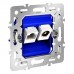 Механизм розетки TV+RJ45 кат. 6, S70 Voltum Механизм розетки TV+RJ45 кат. 6, S70 Voltum