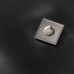 Накладка для розетки с заземлением, S70 Metal (никель) Voltum Накладка для розетки с заземлением, S70 Metal (никель) Voltum