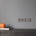 Накладка для розетки с заземлением и защитными шторками, с USB A+A, S70 (капучино) Voltum
