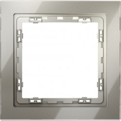 Рамка стеклянная VOLTUM S70 на 1 пост, (шелк, стекло) Рамка стеклянная VOLTUM S70 на 1 пост, (шелк, стекло)