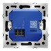 Выключатель встраиваемый VOLTUM S70 карточный 16А, (графит) Voltum