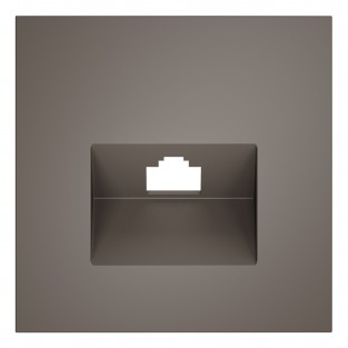 Накладка для розетки компьютерной RJ45 кат.6, S70 (капучино)