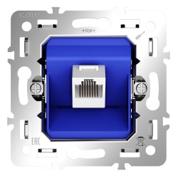 Механизм розетки компьютерной RJ45 кат.6, S70