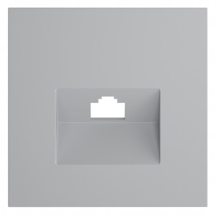 Накладка для розетки компьютерной RJ45 кат.6, S70 (серый)